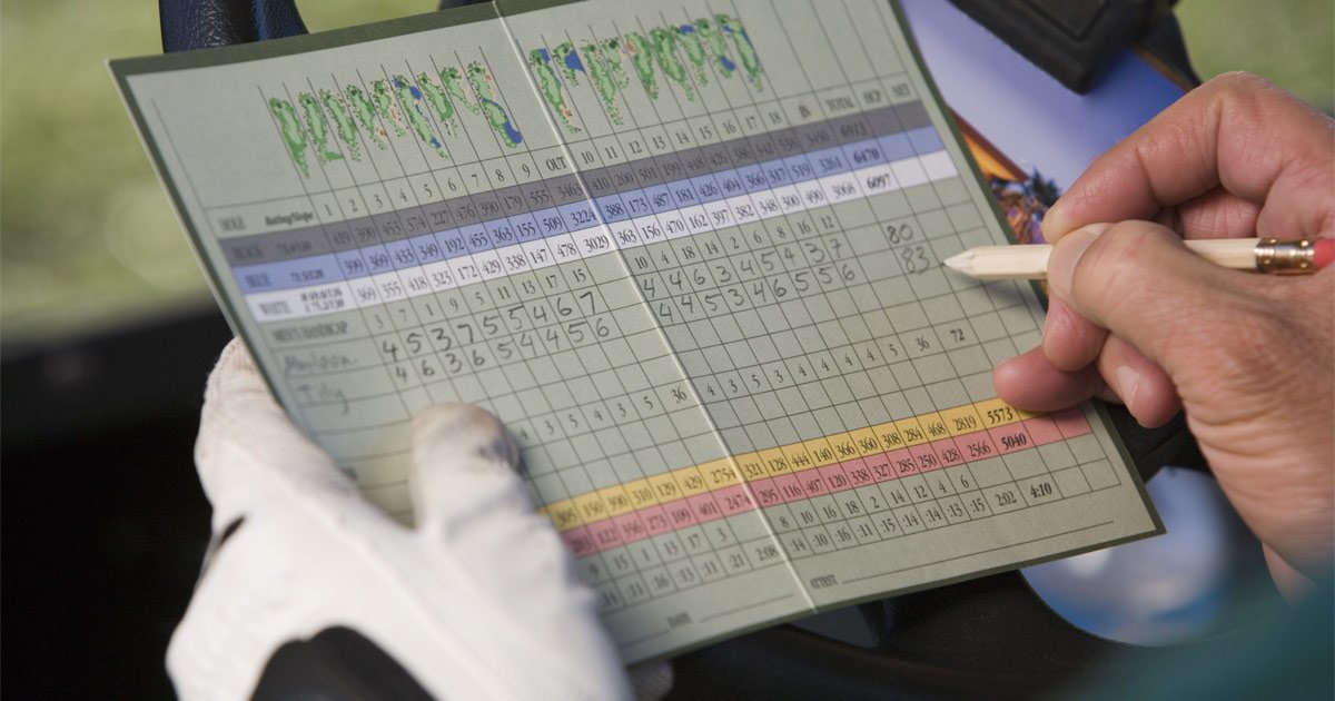 Can you mark your own card in golf Can you mark your own card in golf